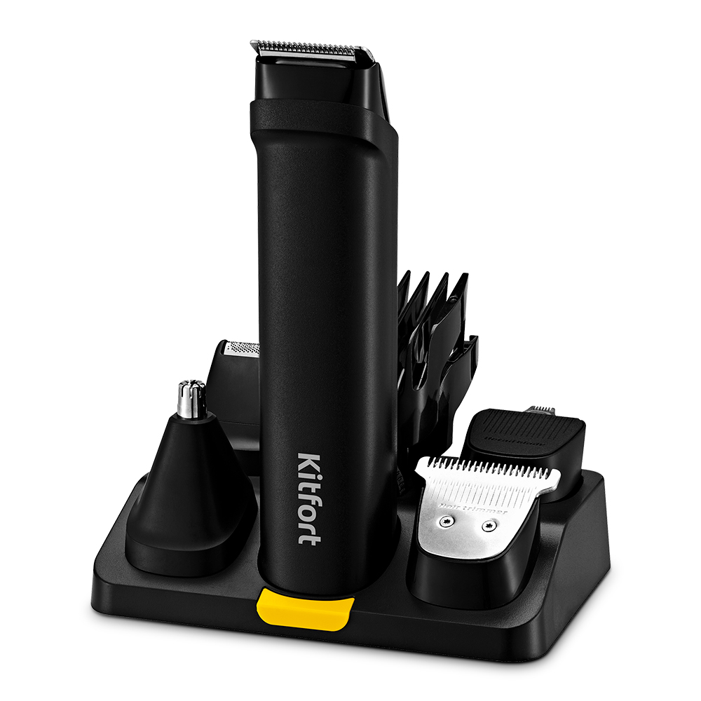 Триммер "4 в 1" КТ-3140-1 черно-желтый - фото 1