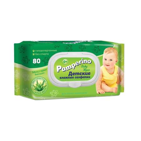 Влажные салфетки PAMPERINO 80 шт.