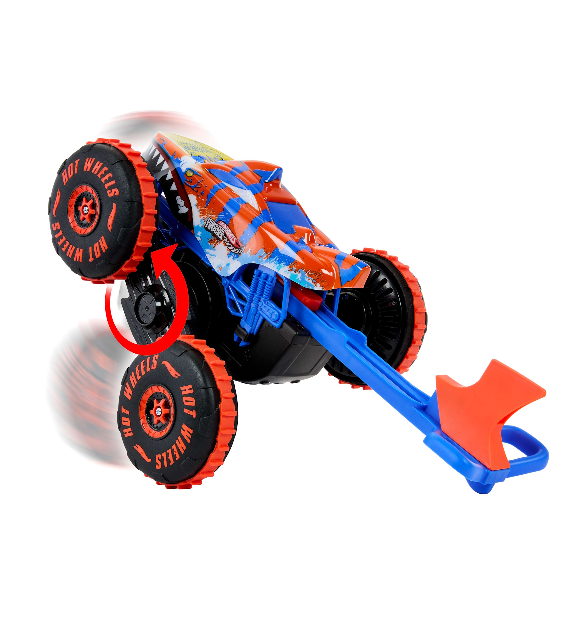 Монстр-трак РУ Hot Wheels Тигровая акула - фото 3