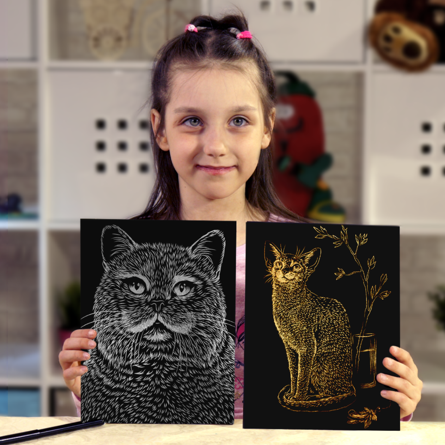 Гравюра LORI(колорит) Кошки - фото 11