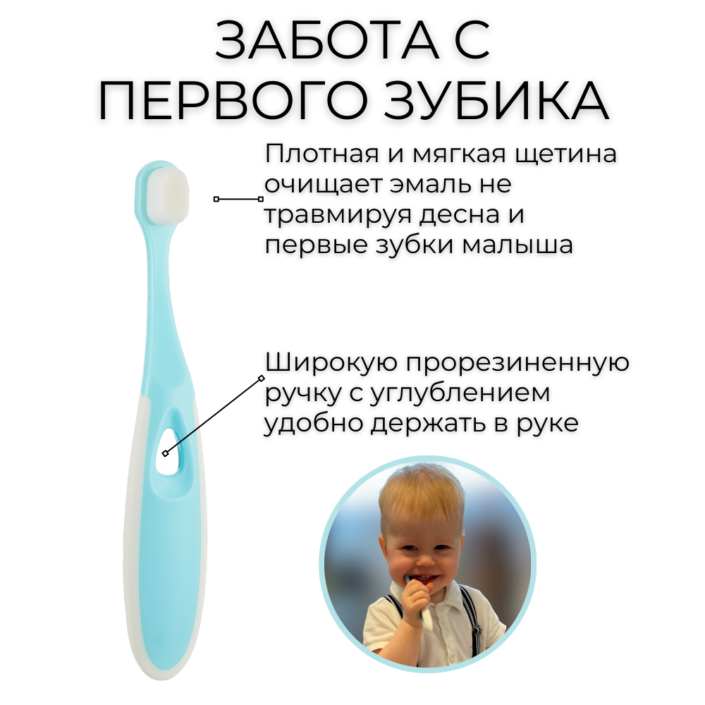 Зубная щетка классическая Чистый Зуб от 0 лет - фото 11