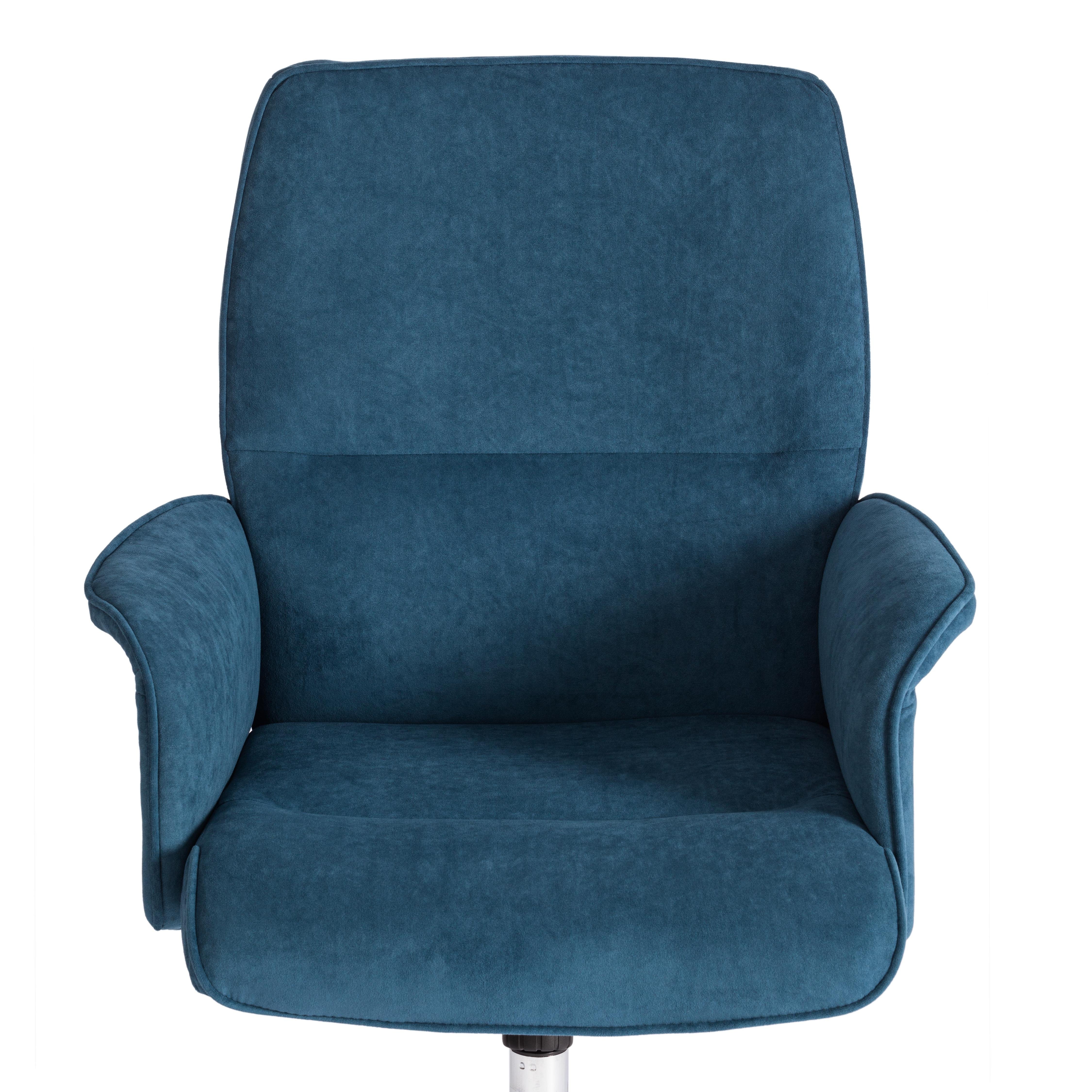Компьютерное кресло TETCHAIR Йорк флок синий - фото 7