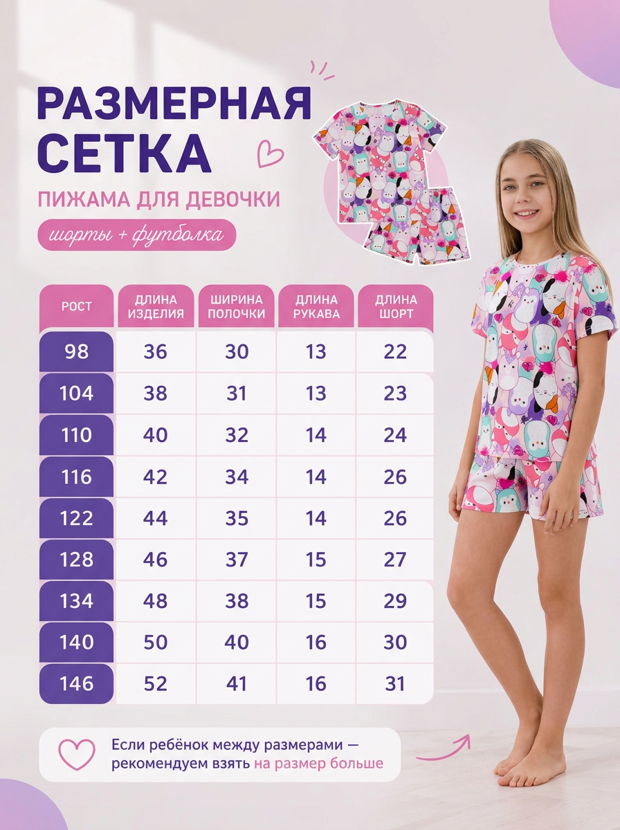 Пижама NATIVIA ПДШ/зверята - фото 4
