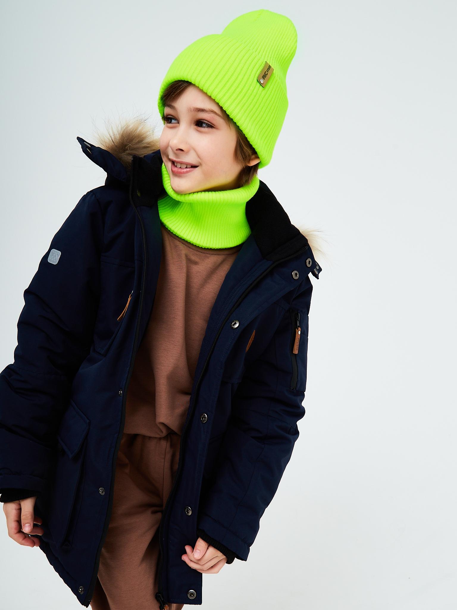 Шапка и снуд KUBRIO KU-H-52-lopata-yellowB - фото 11