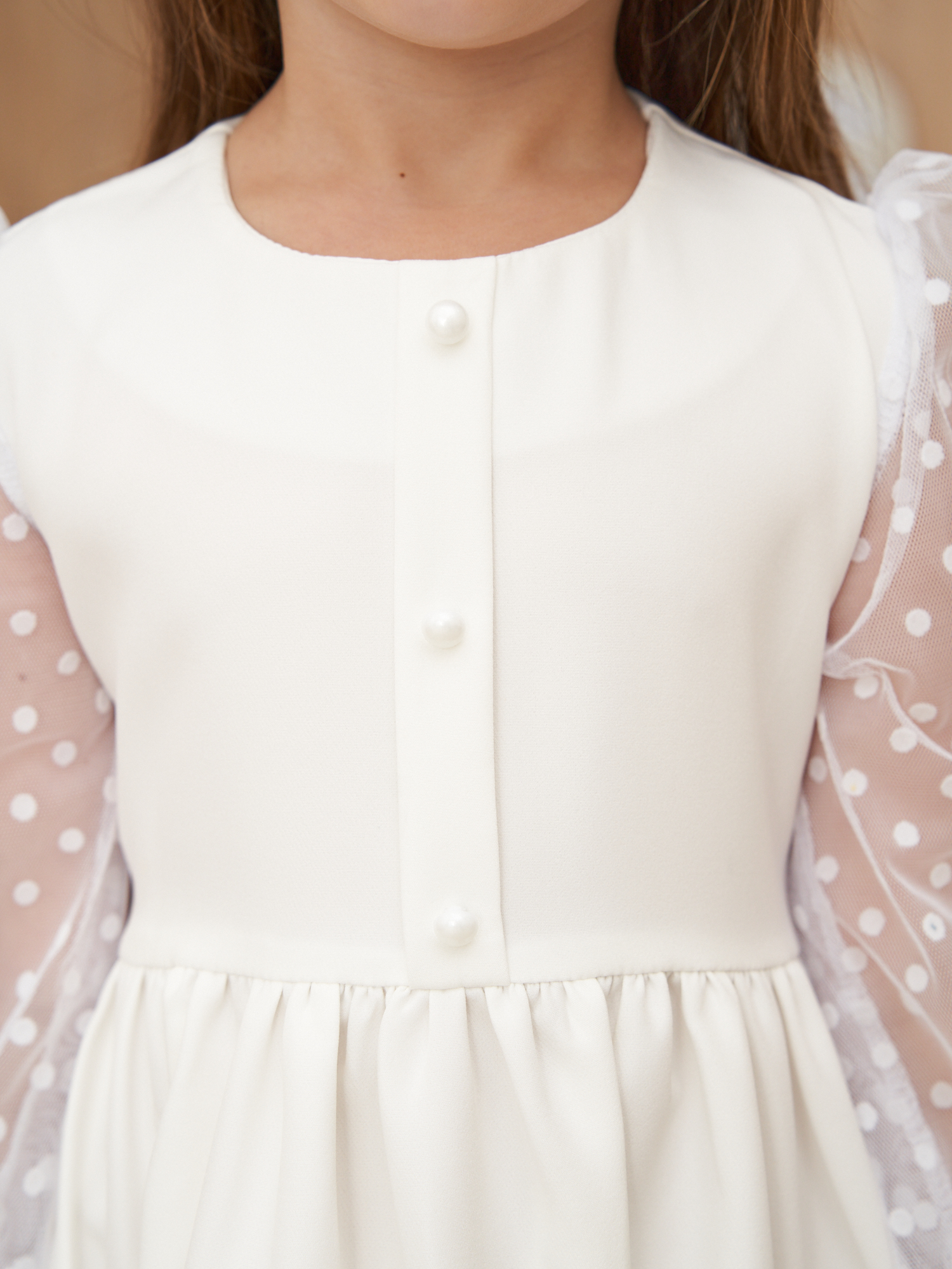 Платье Sofisha kids Plat.barbie-white - фото 8
