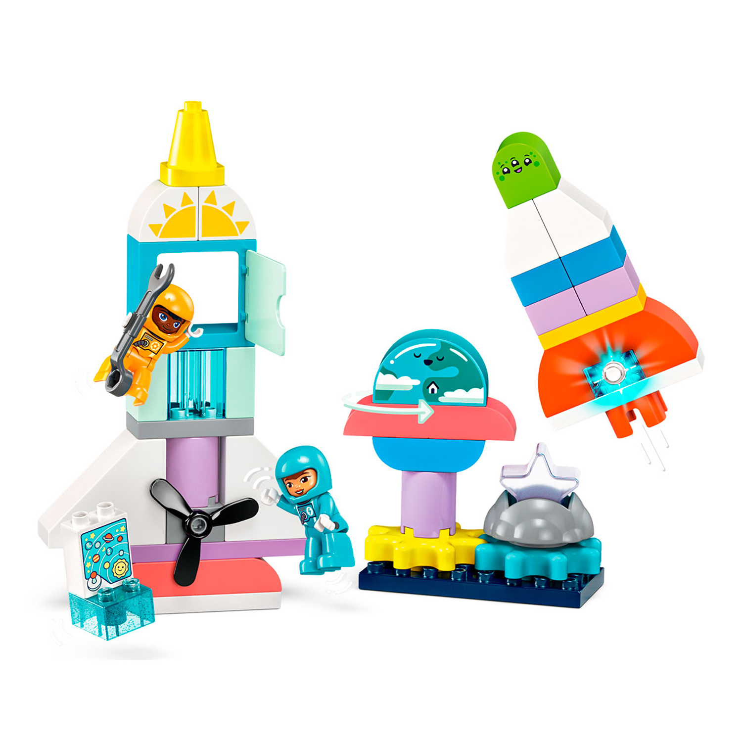 Конструктор LEGO DUPLO Приключение на космо шаттле блочный - фото 7