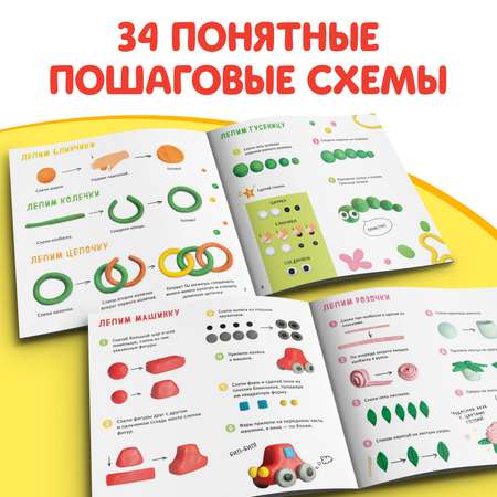 Набор книг Буква-ленд По лепке «Фигурки из пластилина» 2 шт. по 24 стр.
