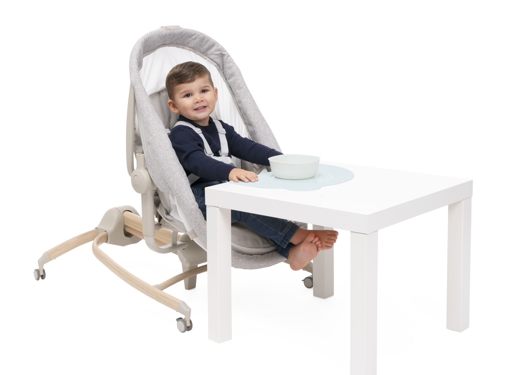 Детская кроватка Chicco Baby Hug Armonia 4в1 с рождения до 3 лет Scandinavian овальная, без маятника (бежевый) - фото 18