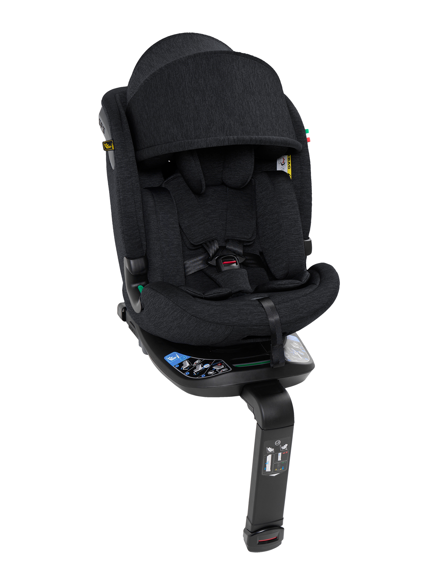 Автокресло Sweet Baby Voyager P12 Pro Black Isofix 0+/1/2/3 (0-36 кг) черный - фото 14