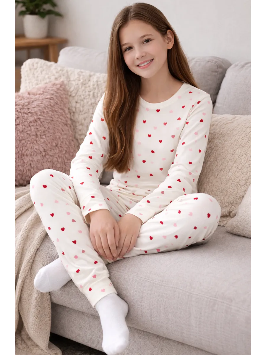 Пижама Mark Formelle (Марк Формэль) 567743/сердечки на молоке - фото 11