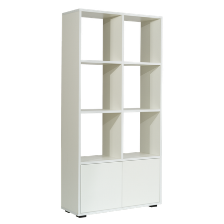 Стеллаж перегородка Comfort Avenue Антонио белый 101 141.2х70.4х26