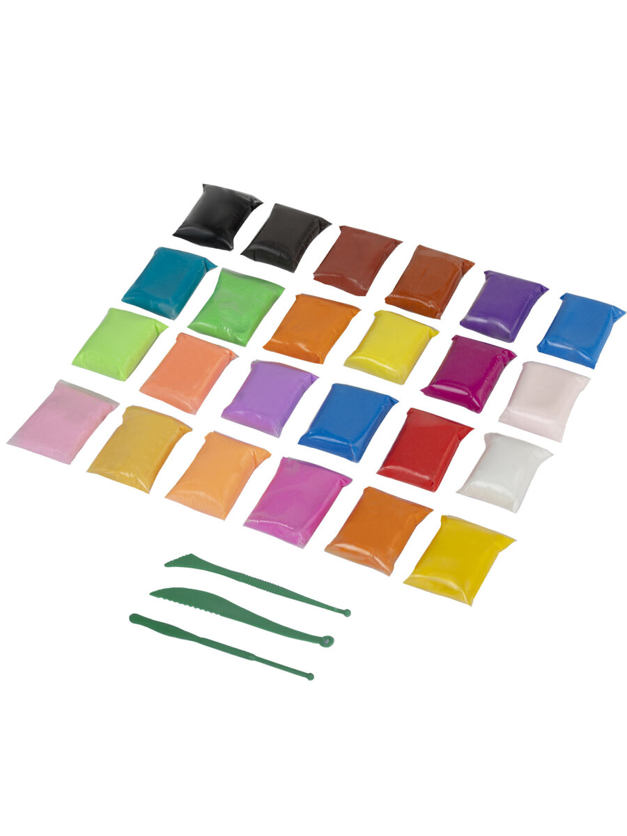 Пластилин Пифагор воздушный 24 цв. - фото 12