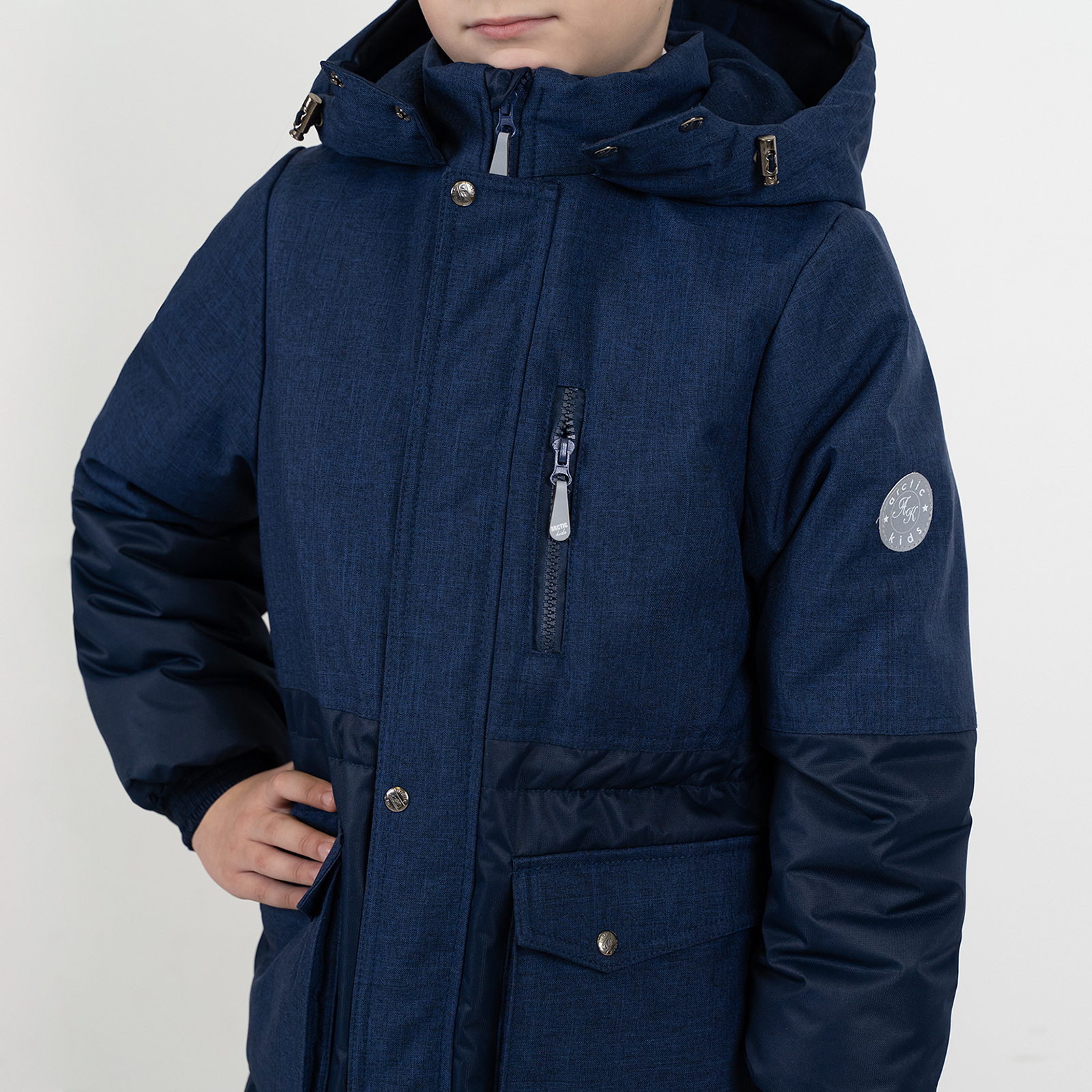 Куртка Arctic kids 70-046 темно-синий - фото 4