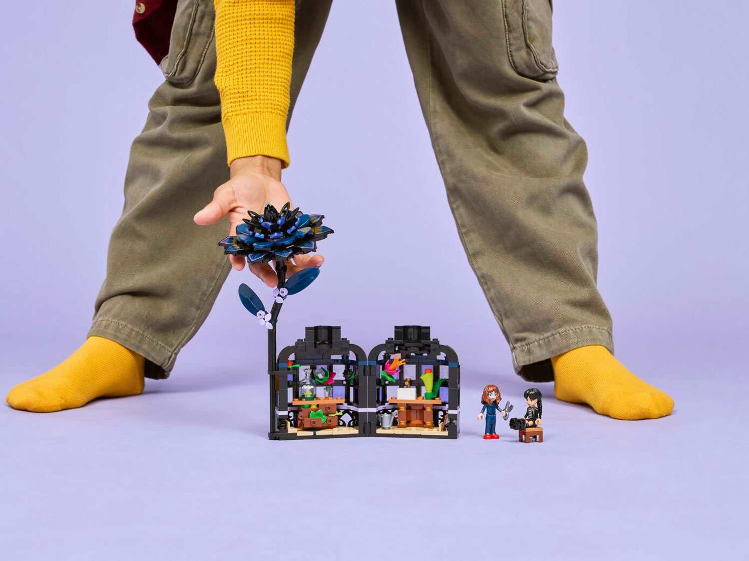 Конструктор LEGO Цветок черного георгина 358 дет. - фото 10