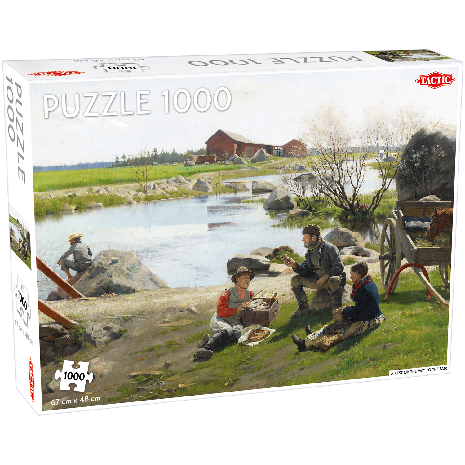 Пазл Tactic Games Отдых в пути 1000 деталей классический - фото 1