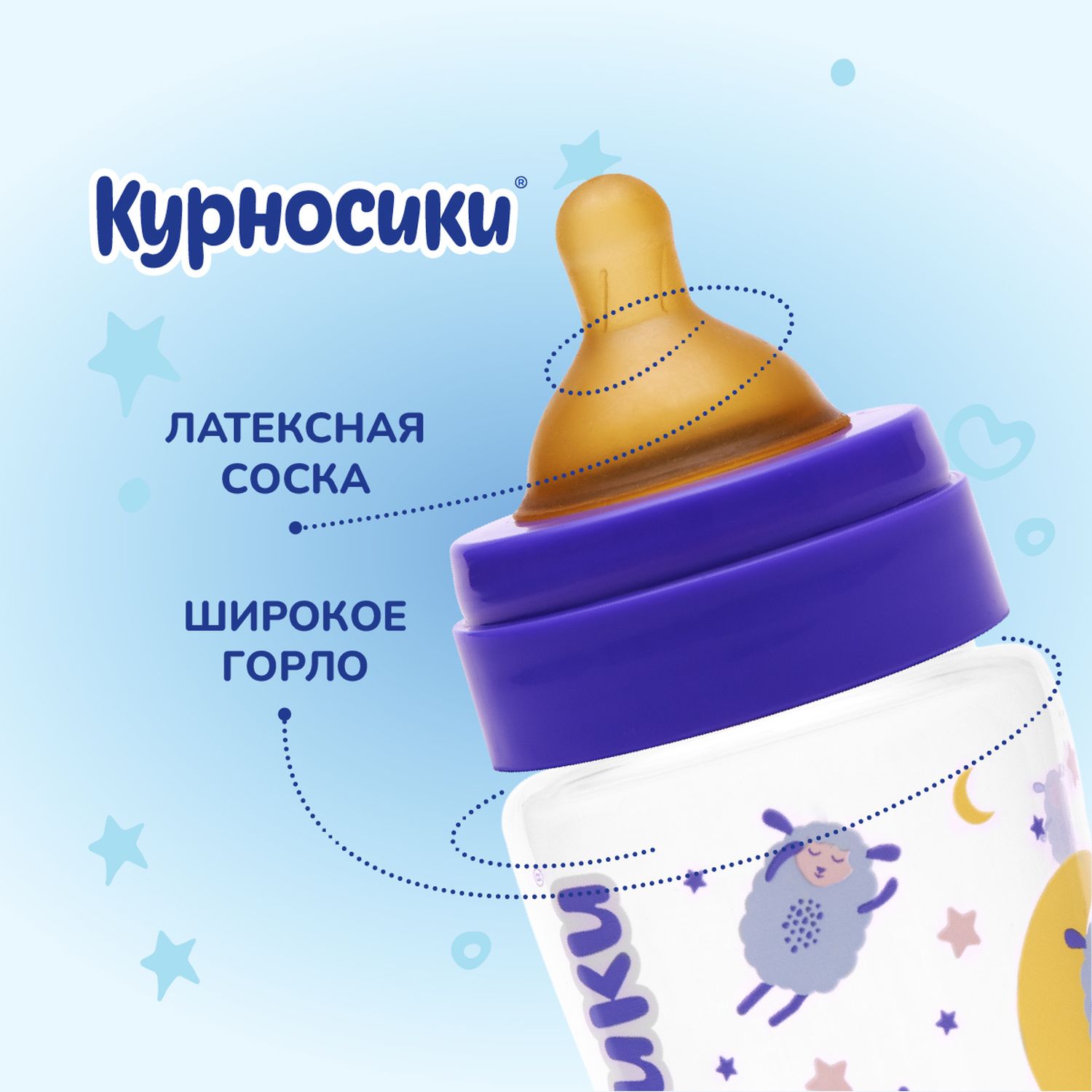 Бутылочка Курносики 250 мл - фото 11