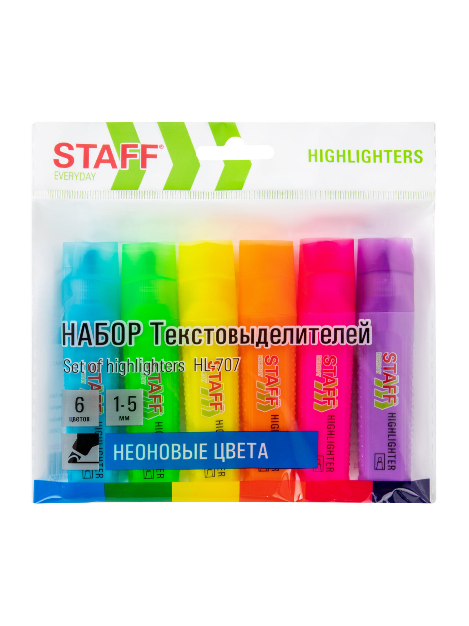 Текстовыделители Staff 6 шт. - фото 21