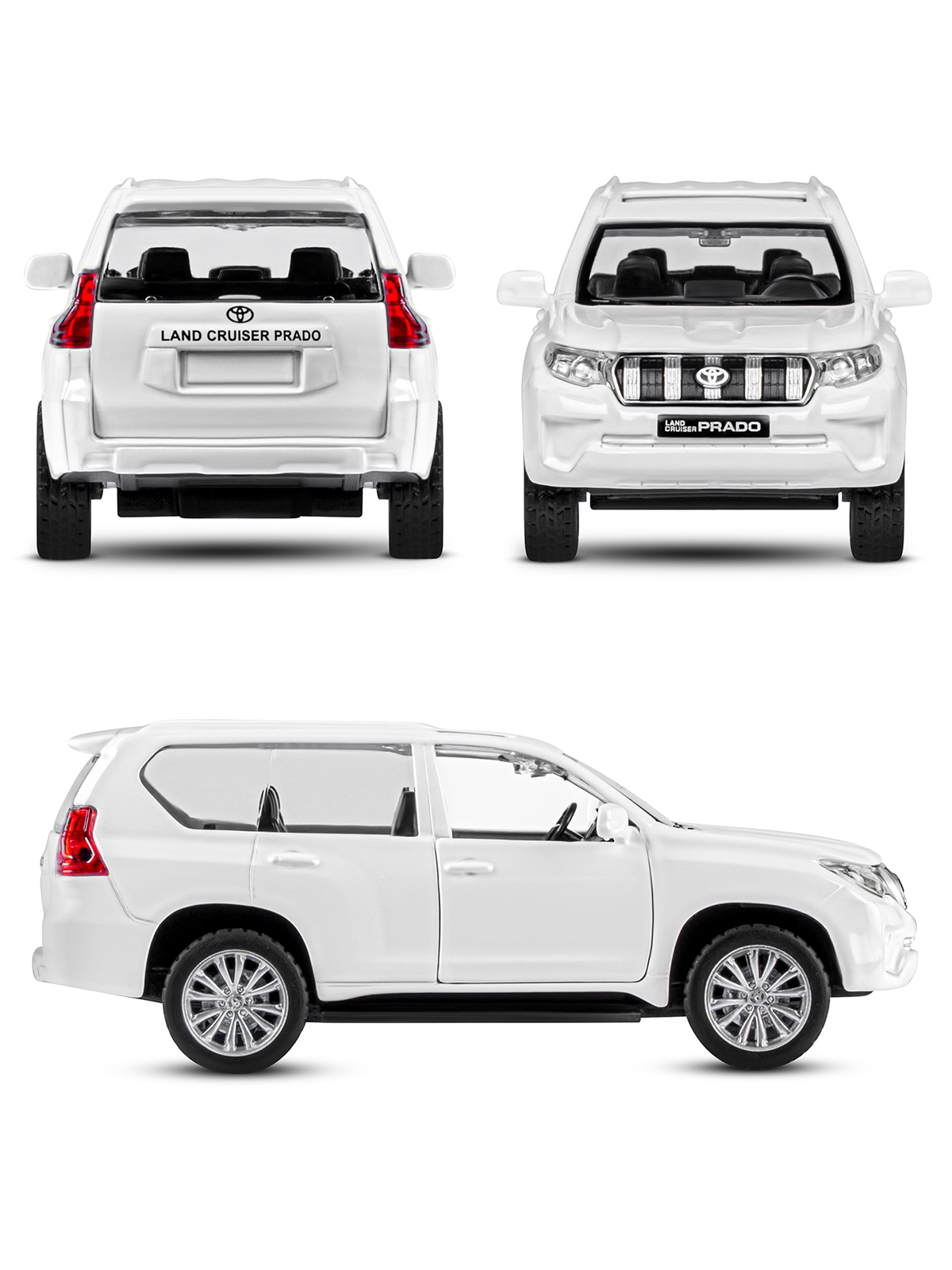 Внедорожник АВТОпанорама Toyota Land Cruiser Prado 1:43 JB1251023 - фото 5