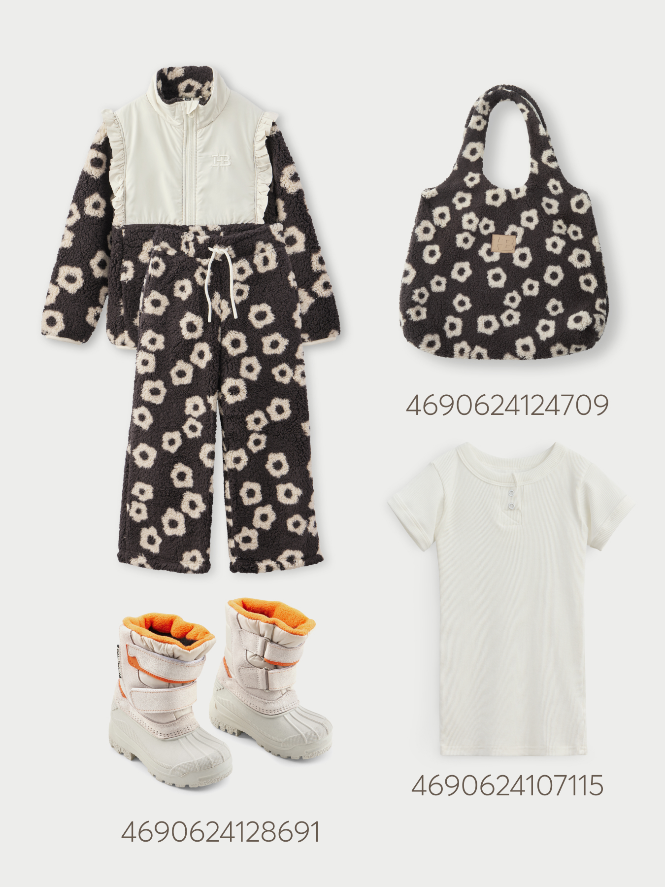 Костюм Happy Baby 89089_black(flower) - фото 13
