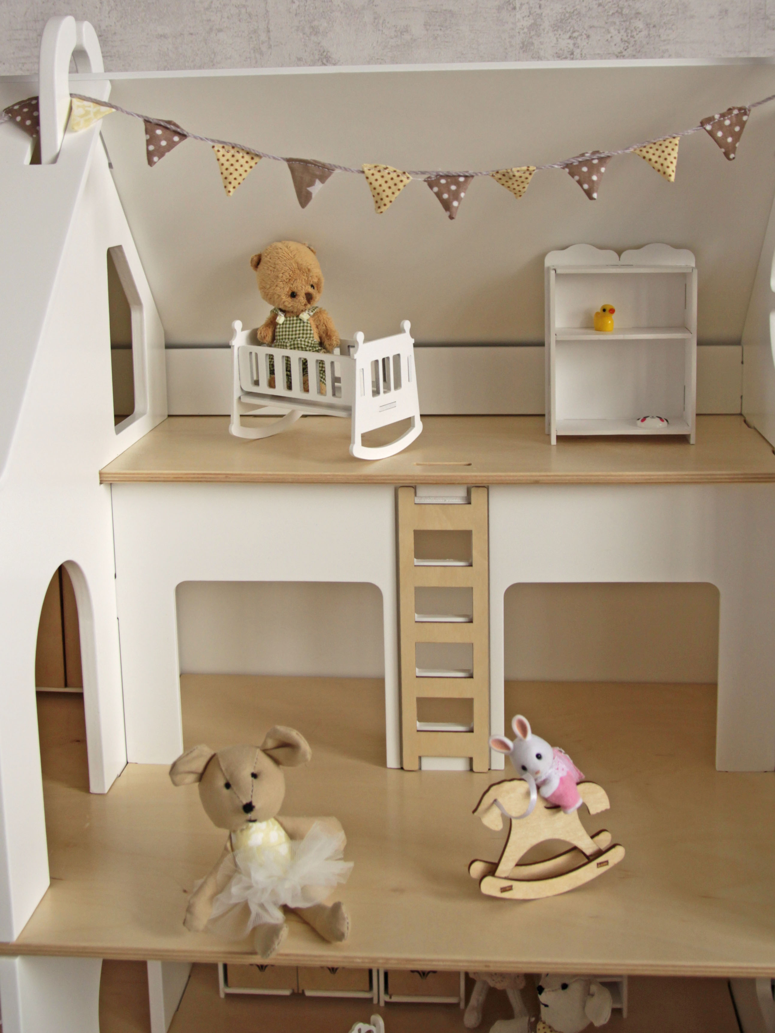 Домик для кукол LittleWoodHome с мебелью 6800 - фото 6