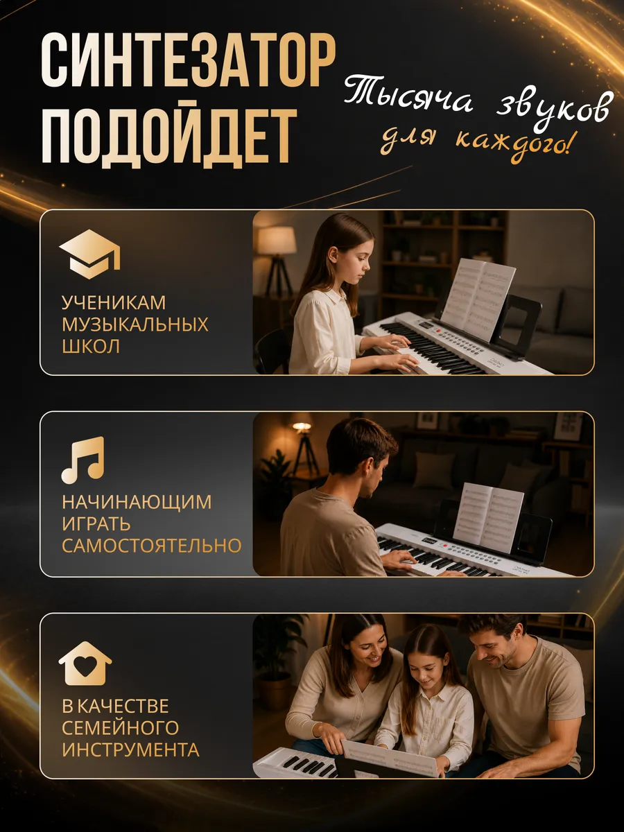 Игрушка музыкальная DaVinci синтезатор - фото 7