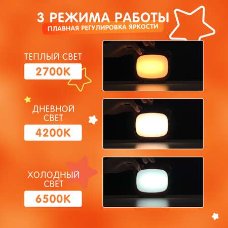 Ночник аккумуляторный Фотoн Теле-мишка