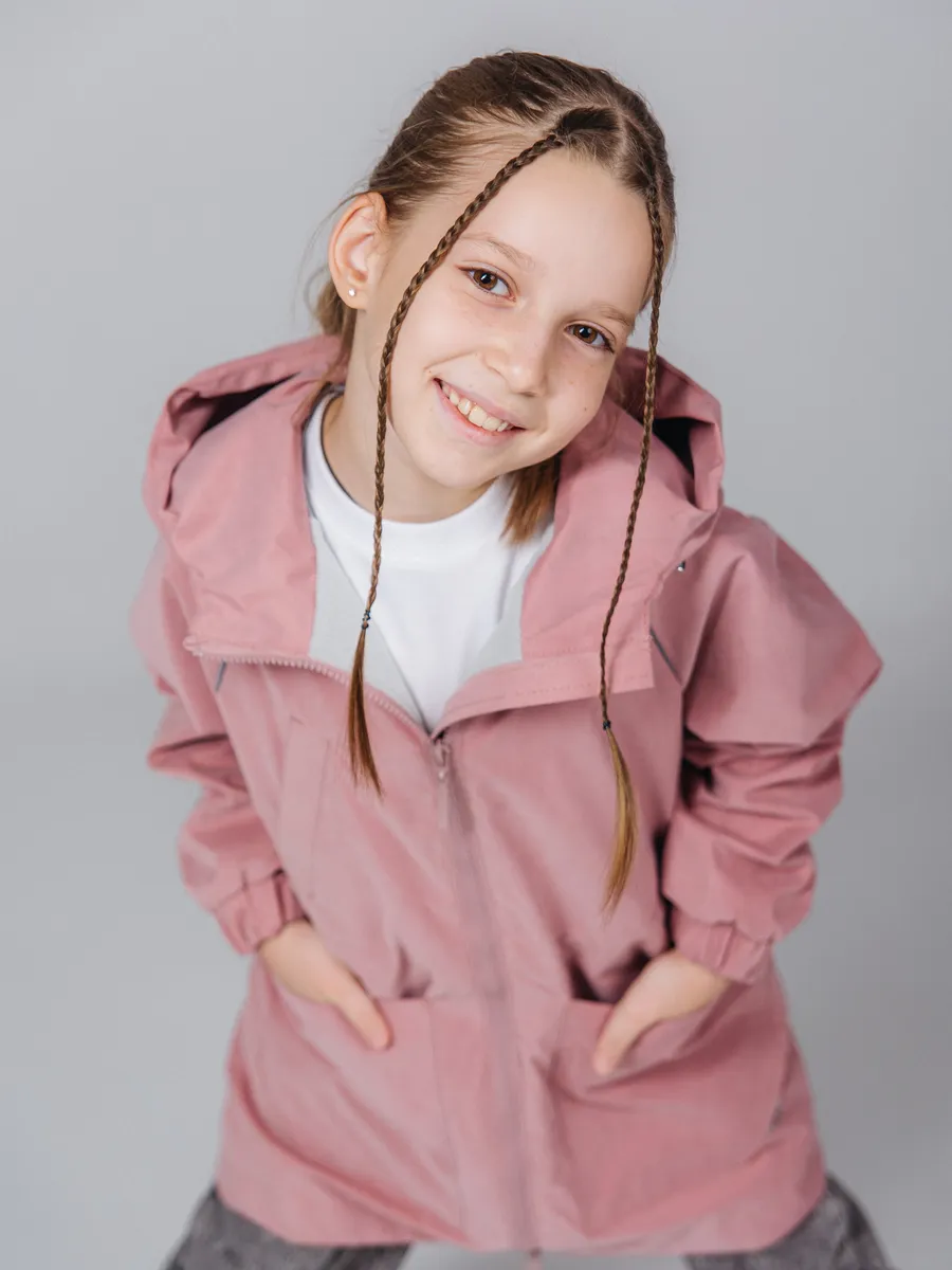 Ветровка Аврора 1237-ДП-В-В25/пудровый - фото 3
