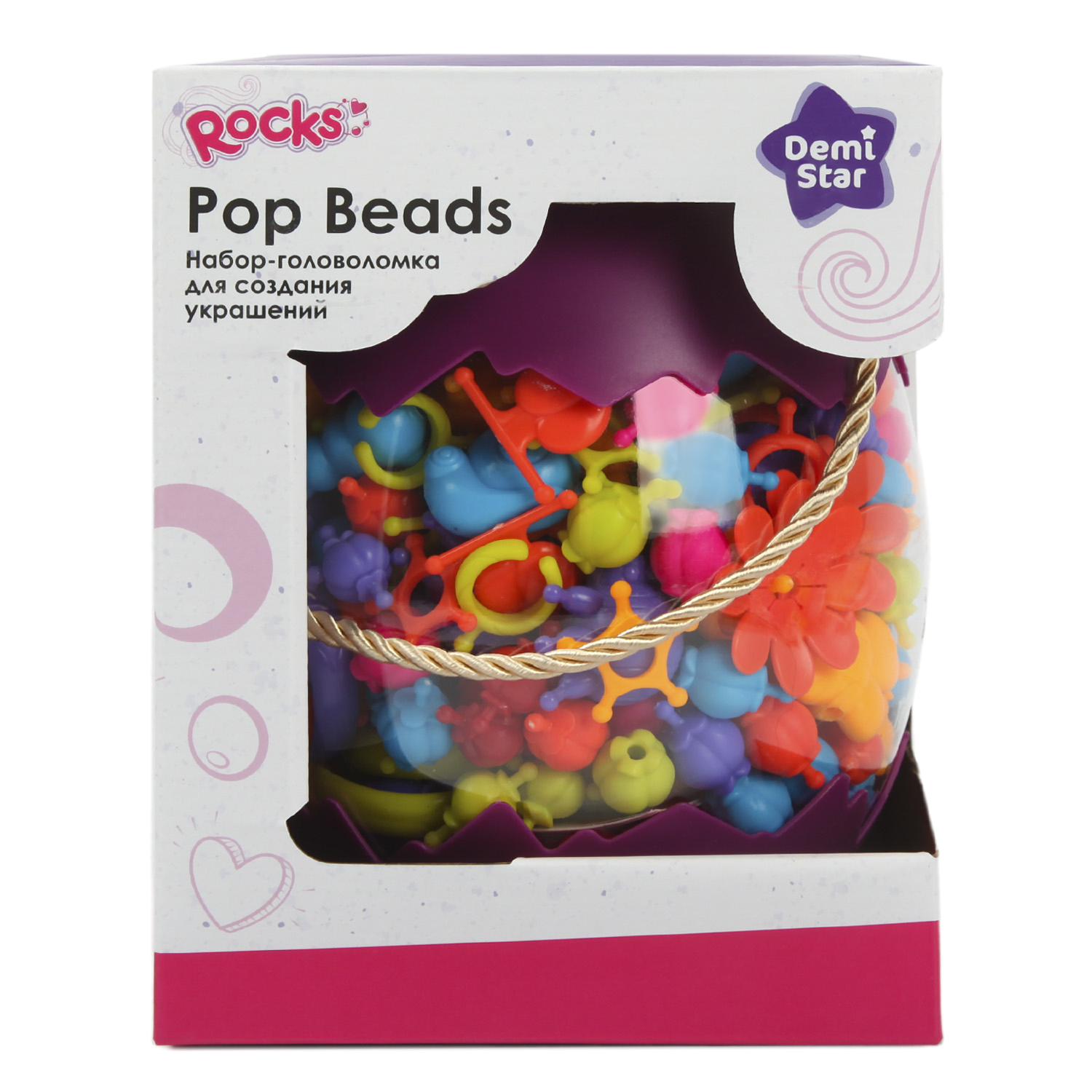 Набор для творчества Demi Star бисер Pop Beads - фото 6