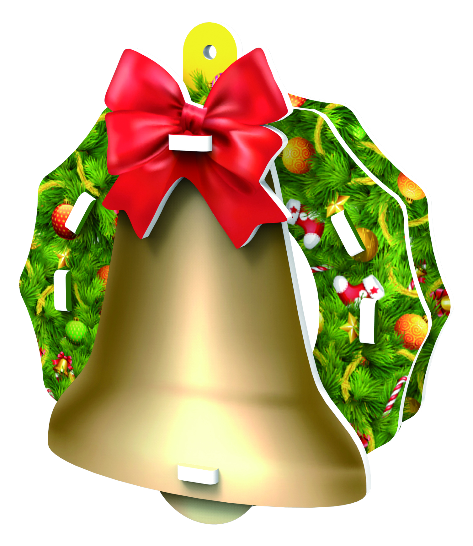 Пазл IQ 3D PUZZLE Новогодний набор из 8 штук 3D - фото 4