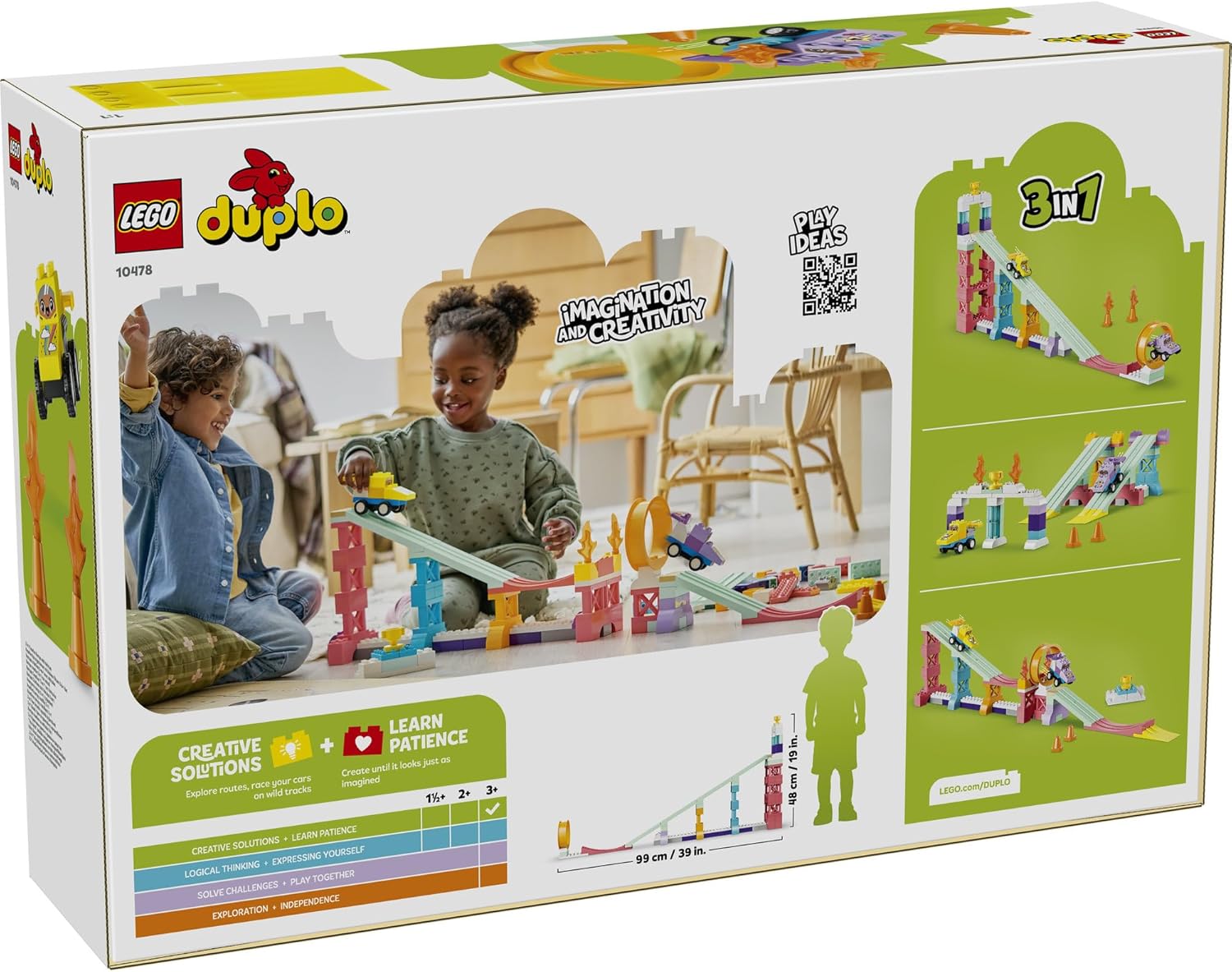 Конструктор LEGO DUPLO Рампы с машинками 111 дет. - фото 3
