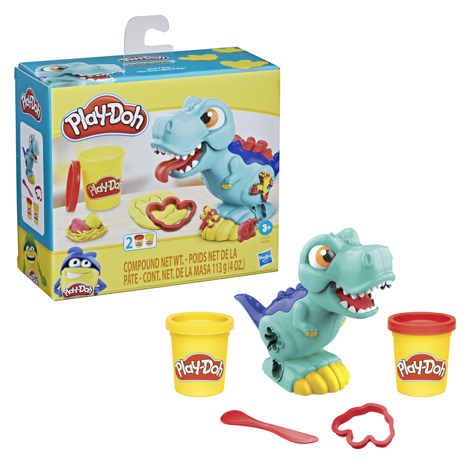 Пластилин Play-Doh Ти-Рекс мини - фото 4