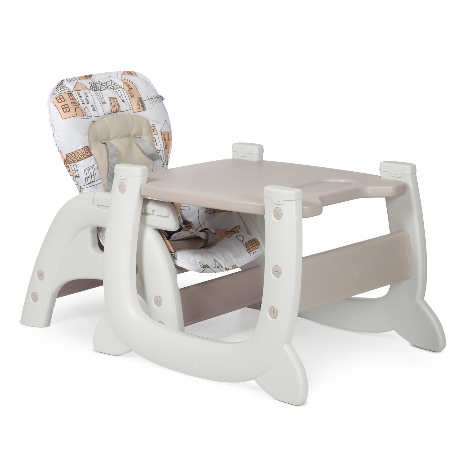 Стульчик для кормления Babyton Beige 2 в 1 - фото 12