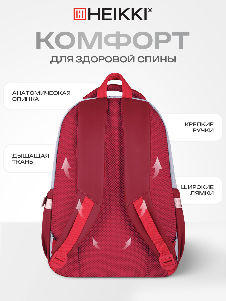 Рюкзак HEIKKI школьный городской для подростков для ноутбука - фото 4