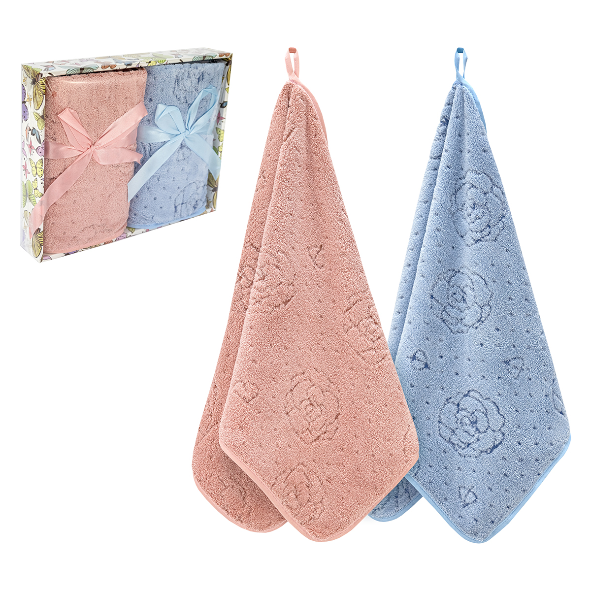 Полотенце BRAVO Жаккард 75 x 35 см 2 шт. - фото 2