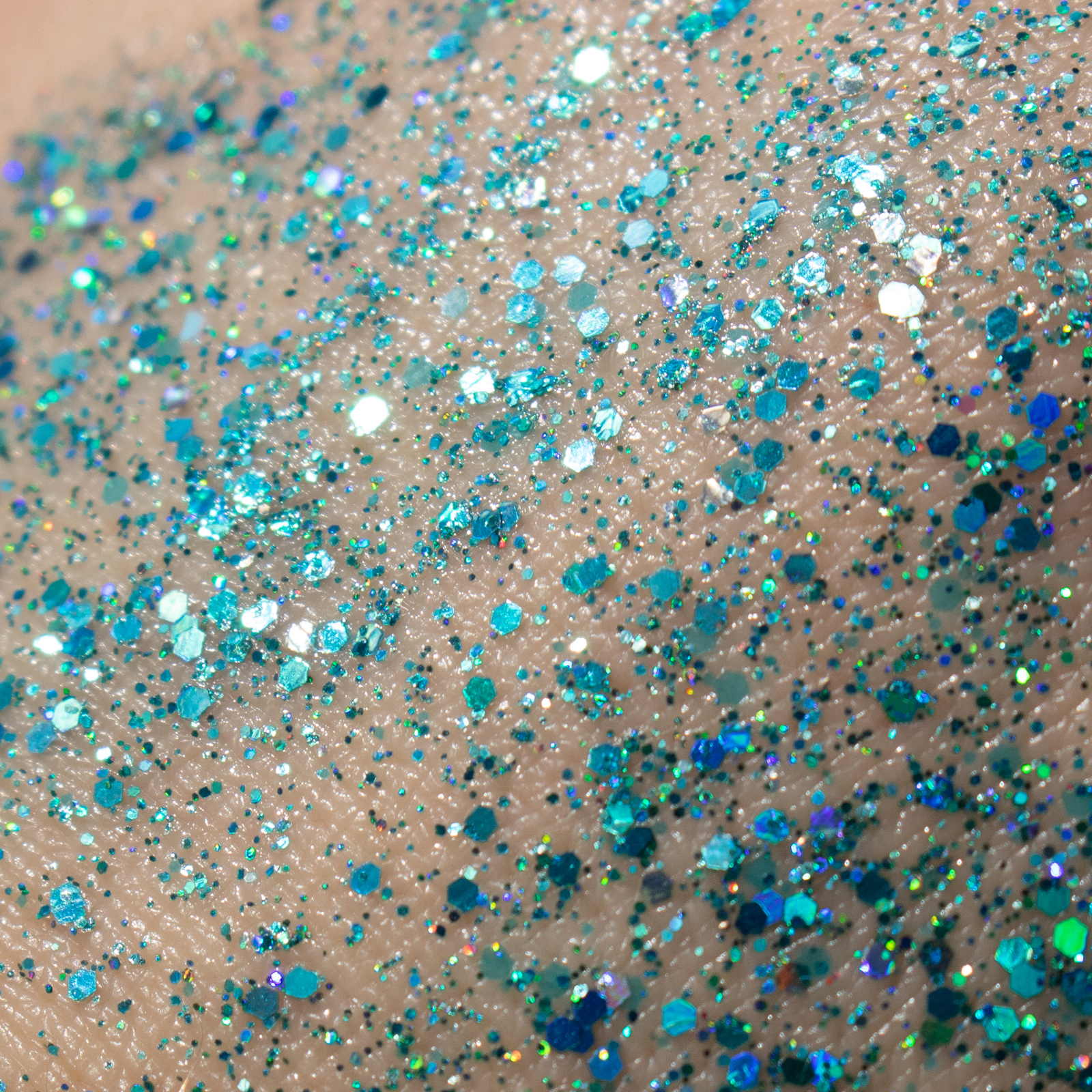 Глиттер шиммер для тела ХОББИЛАБ Ледяная лагуна 30 г - фото 8