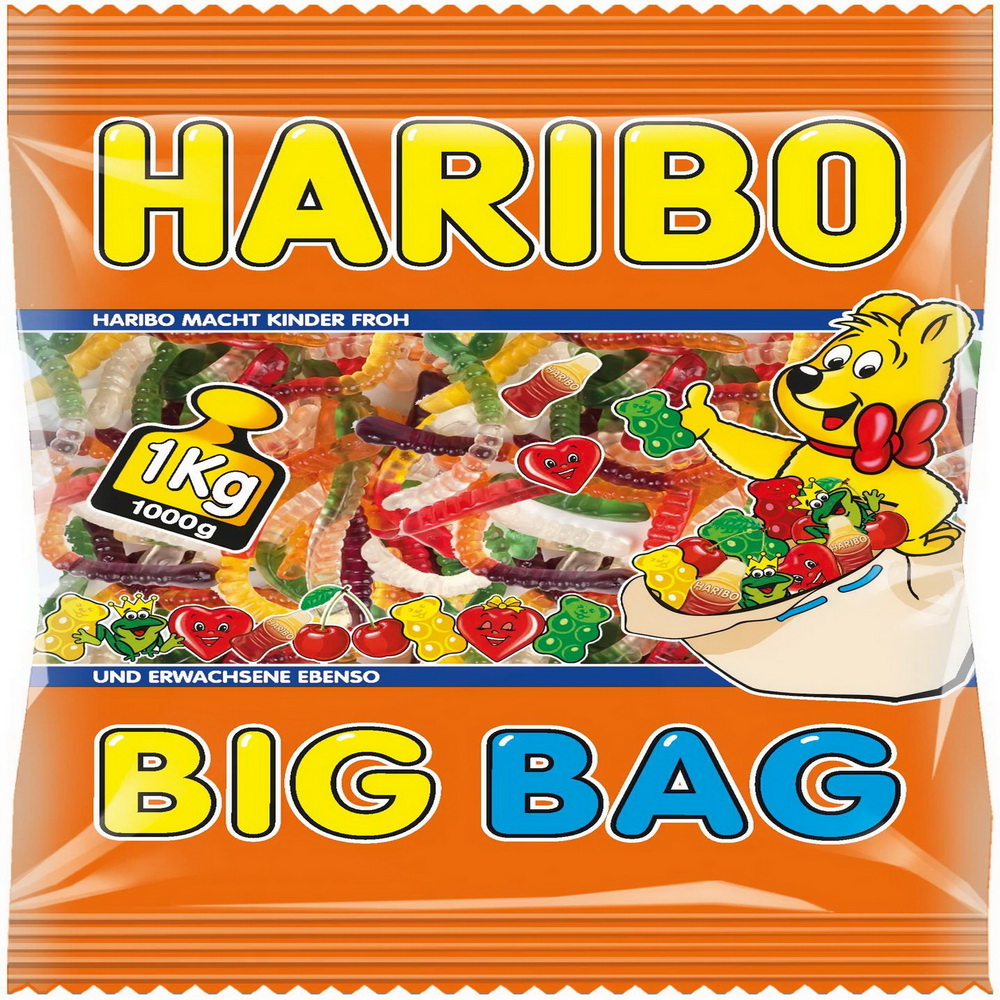 Мармелад Haribo жевательный в форме червячков - фото 1