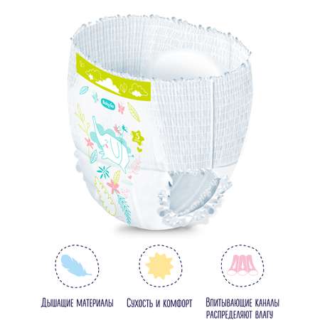 Трусики BabyGo Classic 5 (12-18 кг) 80 шт.