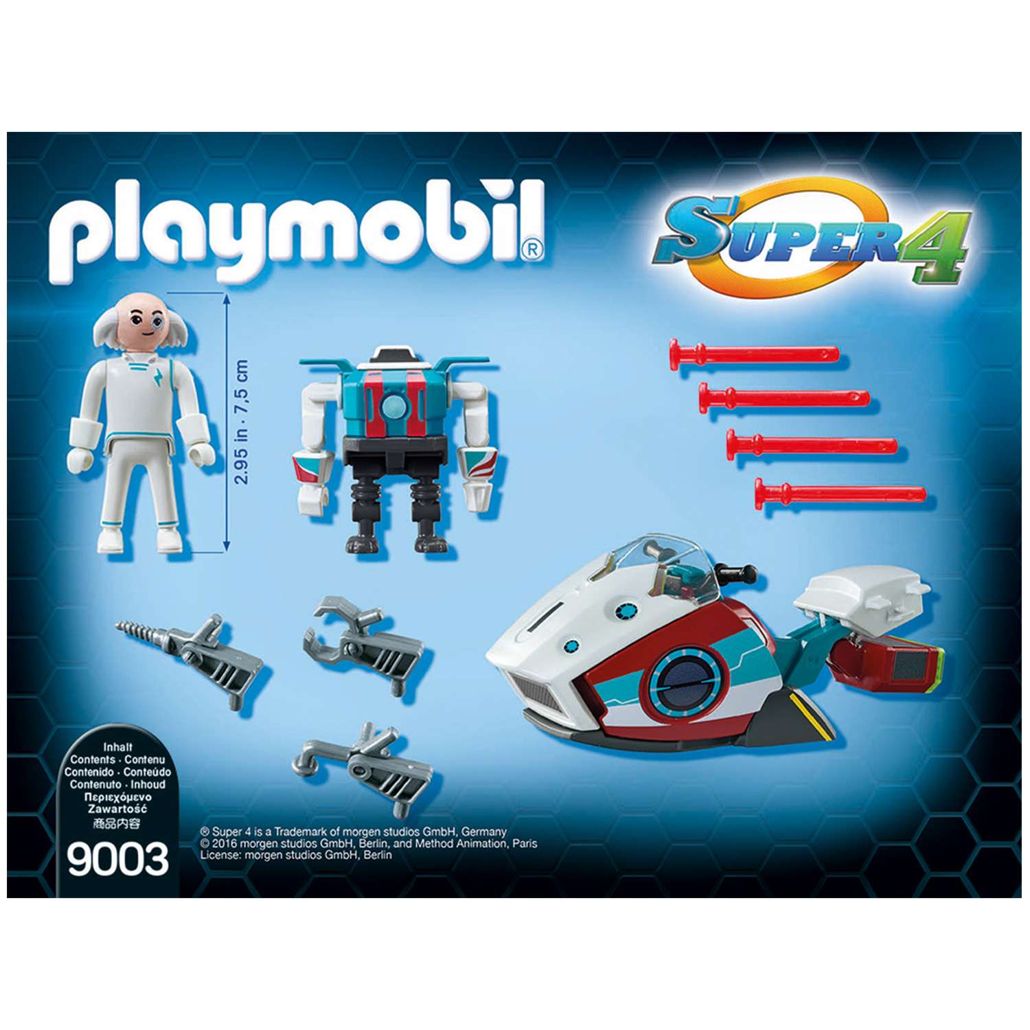 Конструктор Playmobil Супер4 с Доктором Х и робот - фото 4
