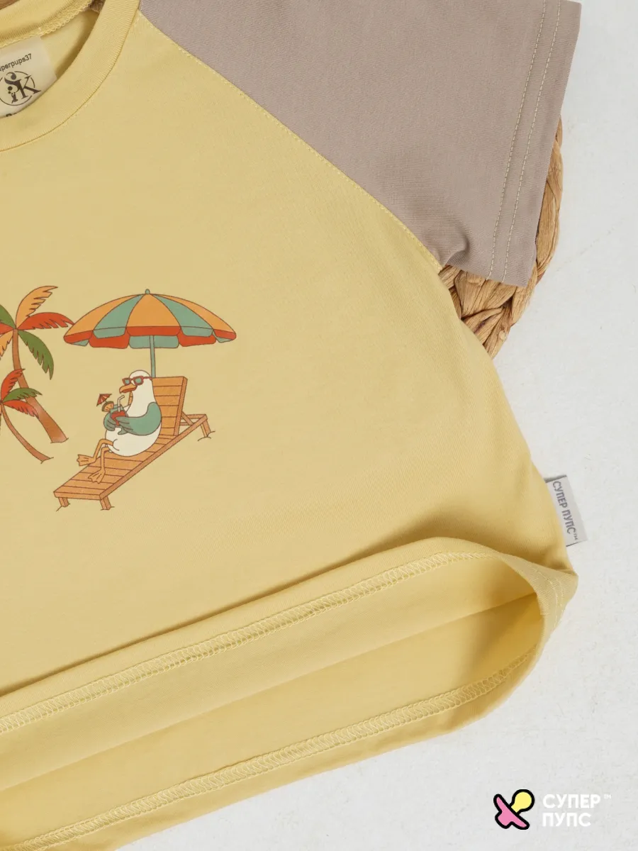 Костюм Супер Пупс кост/реглан/окант/желтый/чайка - фото 19