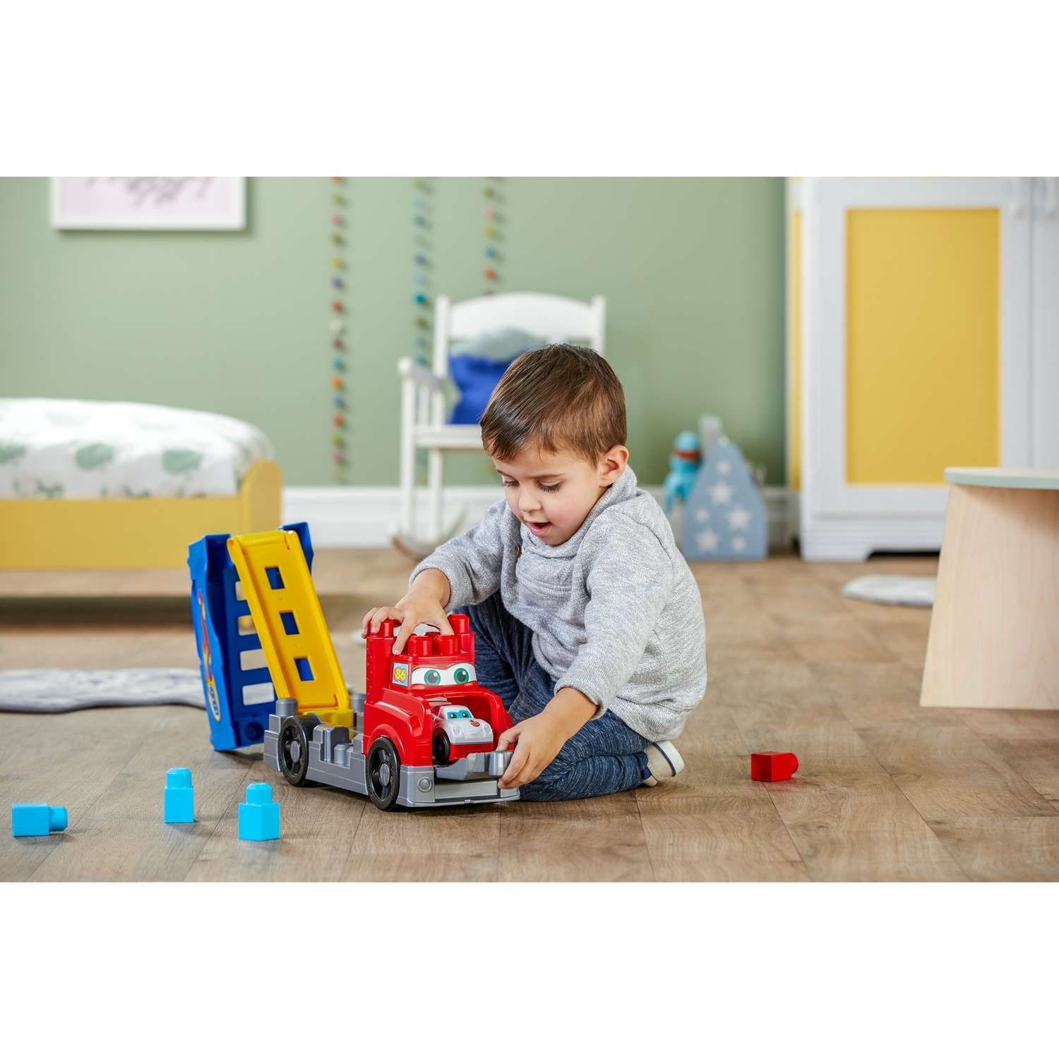 Конструктор Mega Bloks Большая машинка для гонок 12 дет. - фото 26