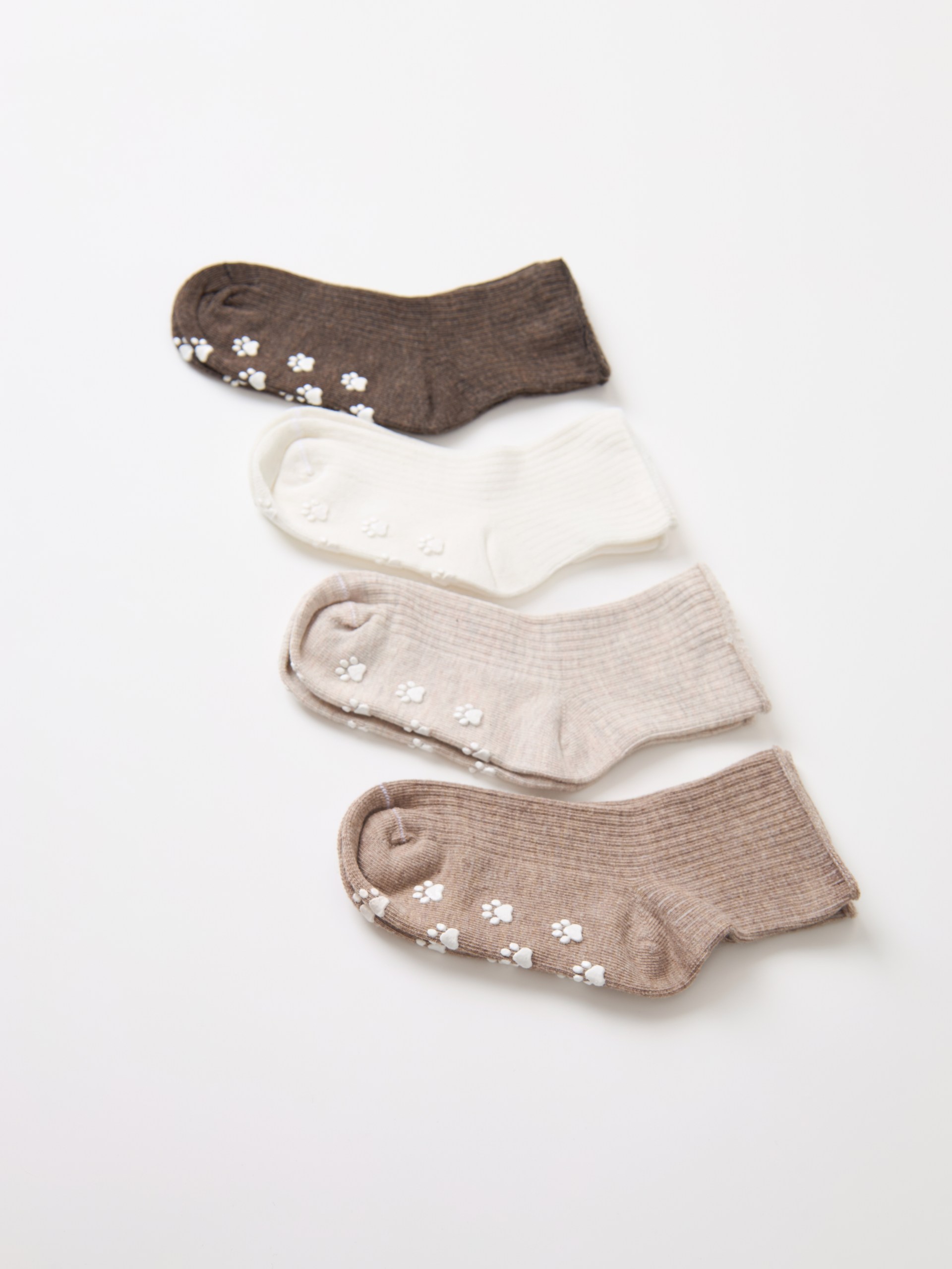 Носки 4 пары ALEX YVN B-2036-4-беж.корич.молоч.коф. - фото 14