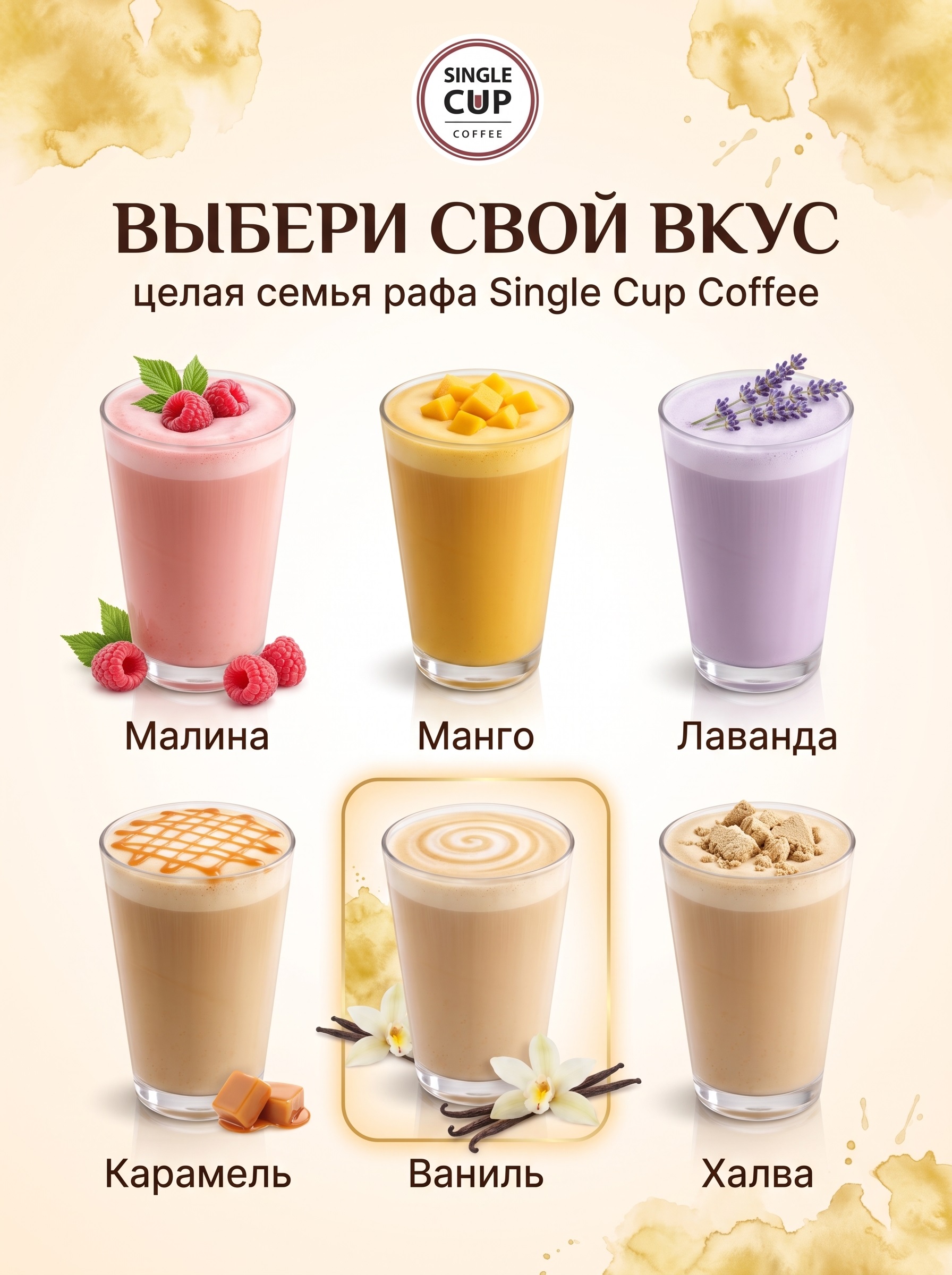 Кофе в капсулах Single Cup Coffee Раф ваниль 16 шт. - фото 4