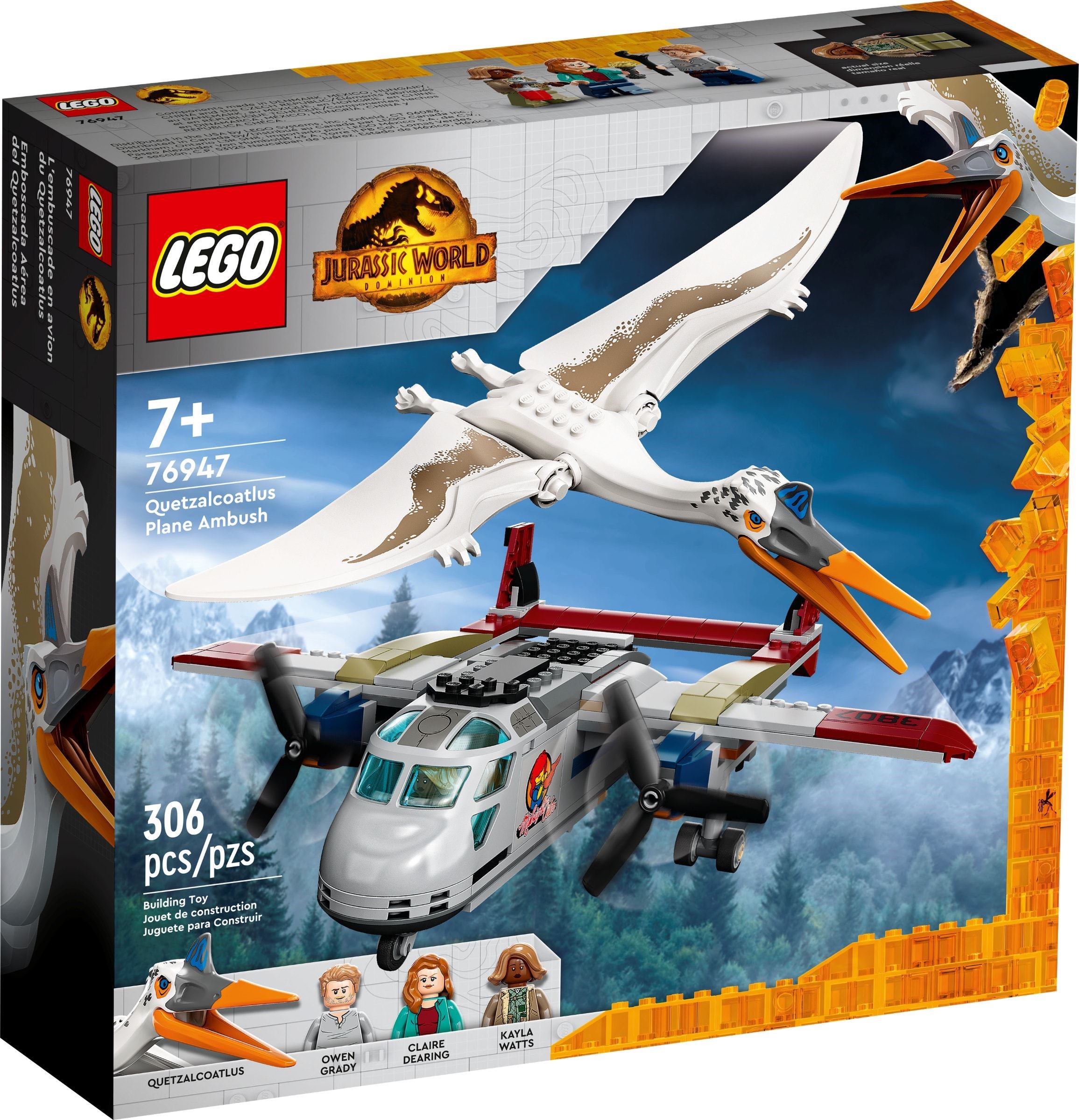 Изображение товара Конструктор LEGO Jurassic World Нападение на самолёт 76947 137 деталей