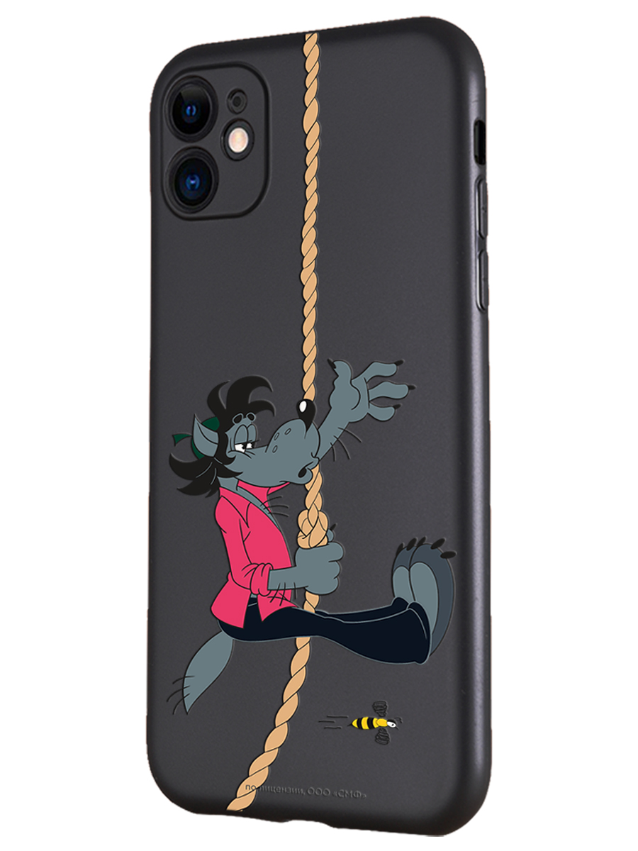 Силиконовый чехол Mcover для смартфона Apple iPhone 11 Союзмультфильм Полет волка - фото 1