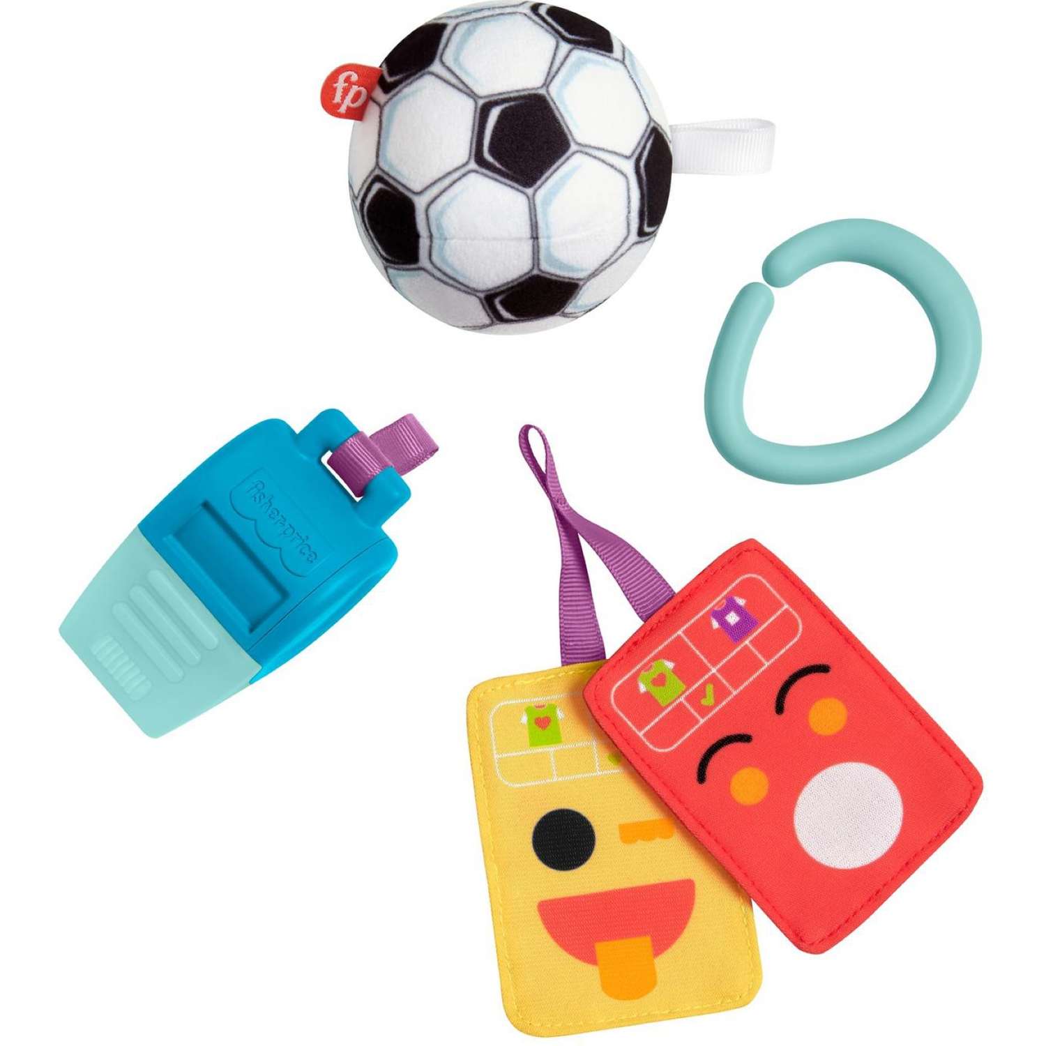 Прорезыватель Fisher Price Футболист - фото 3