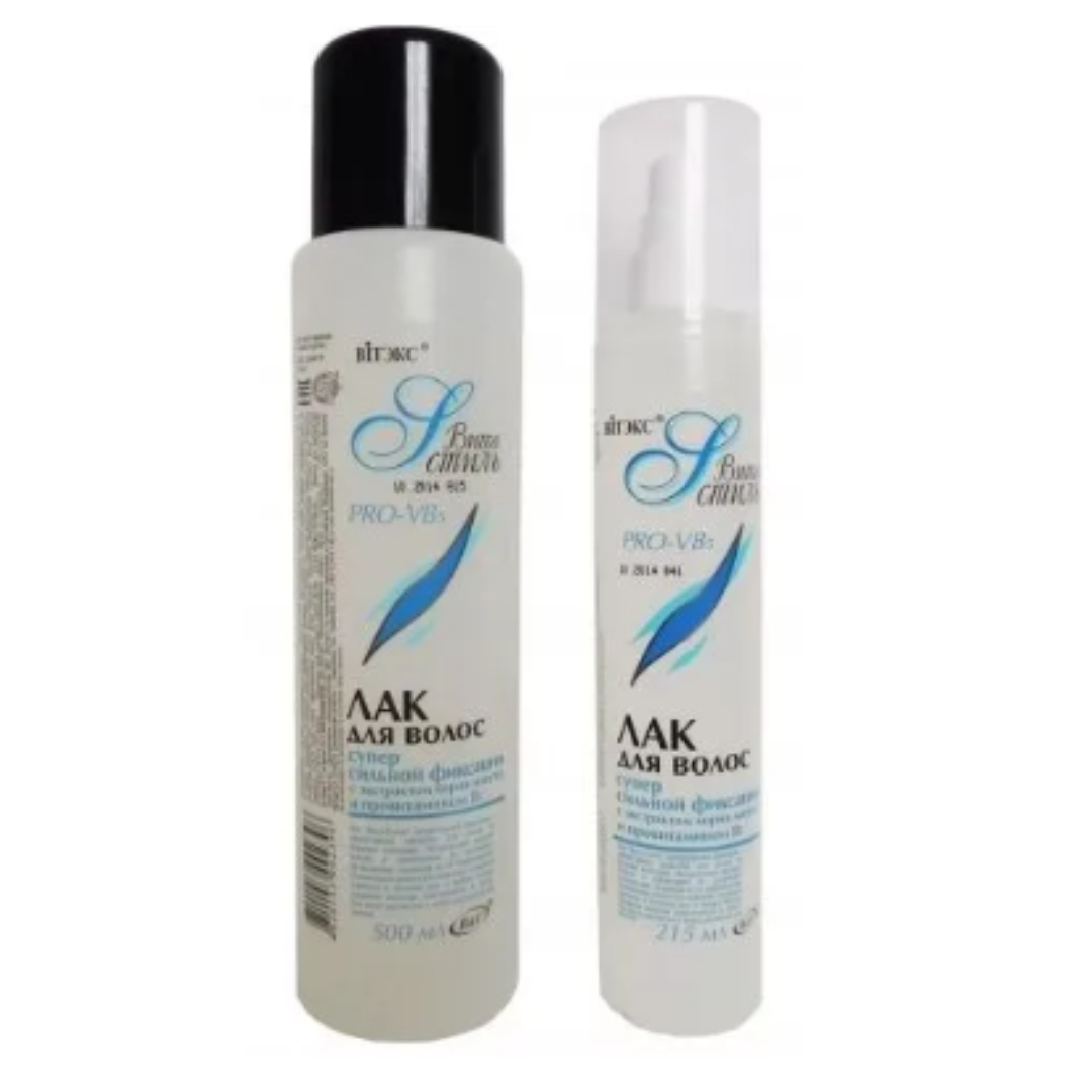 Лак для волос ВИТЭКС с экстрактом лопуха супер сильная фиксация ВИТ ВСт 500 мл - фото 2