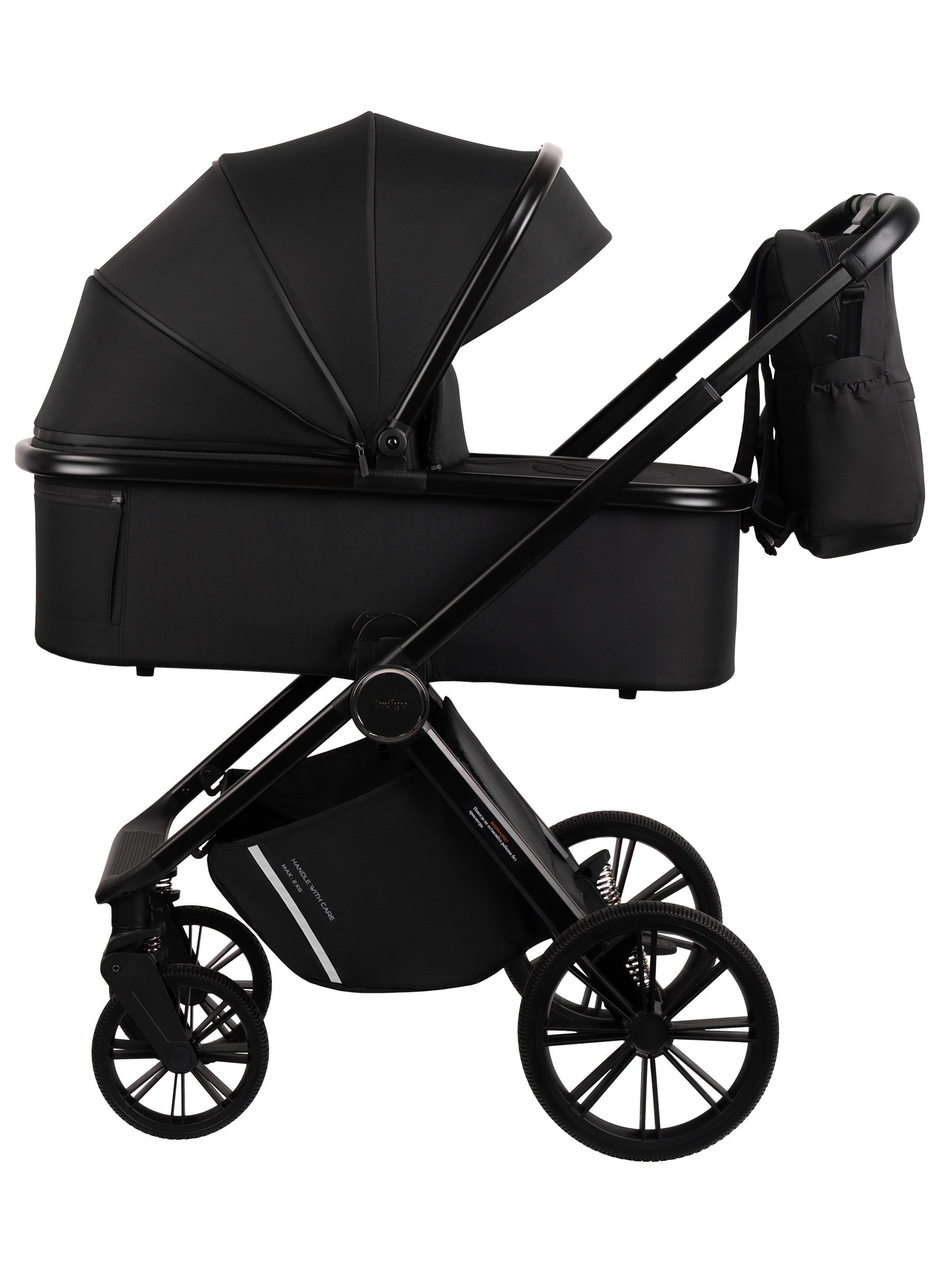 Коляска 3в1 Indigo Sting черный - фото 3