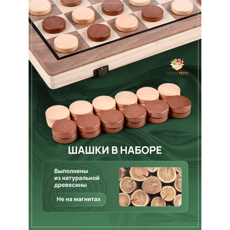 Настольная игра TrendToys Шахматы и шашки