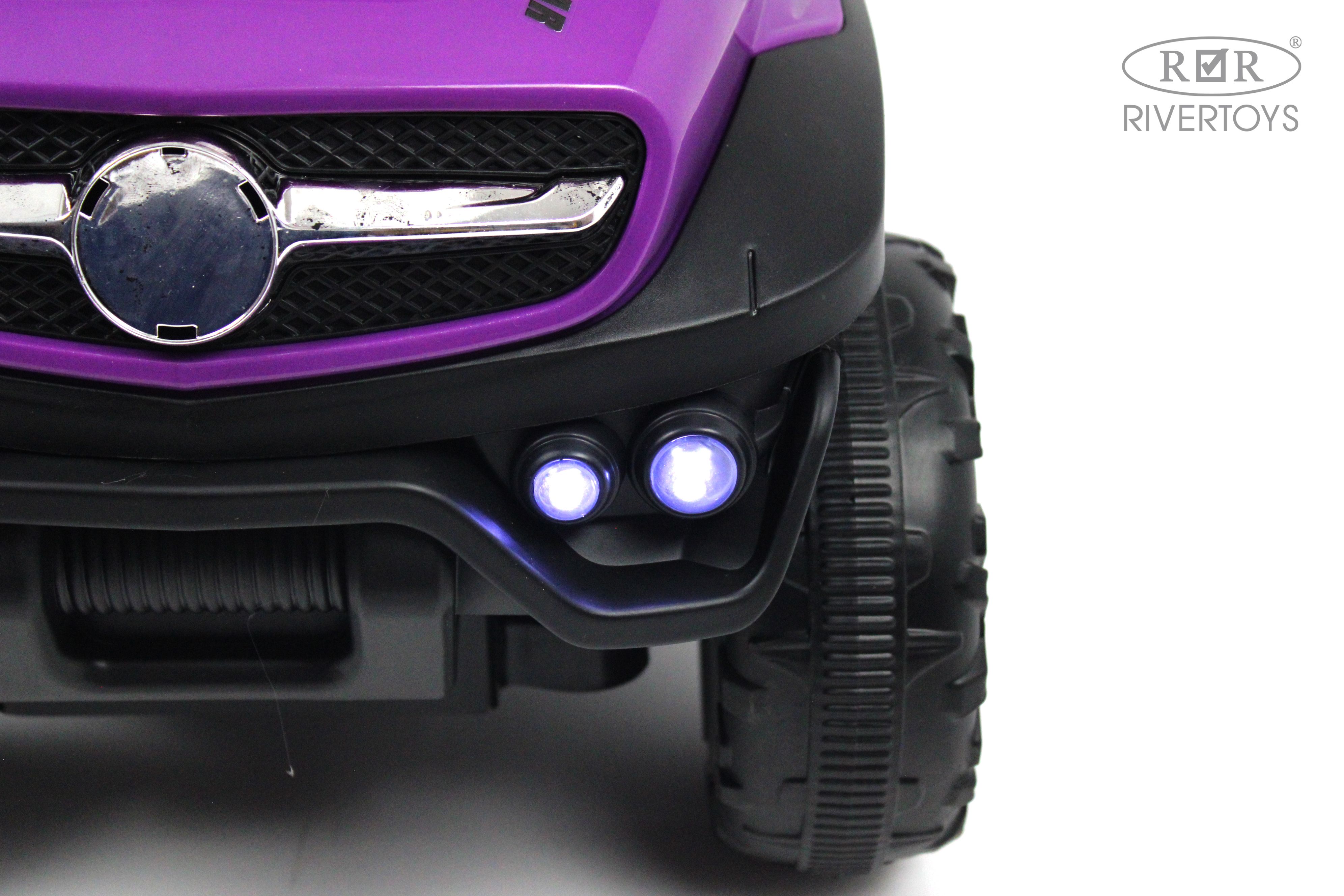 Электромобиль RIVERTOYS G005GG-VIOLET С пультом ДУ - фото 4