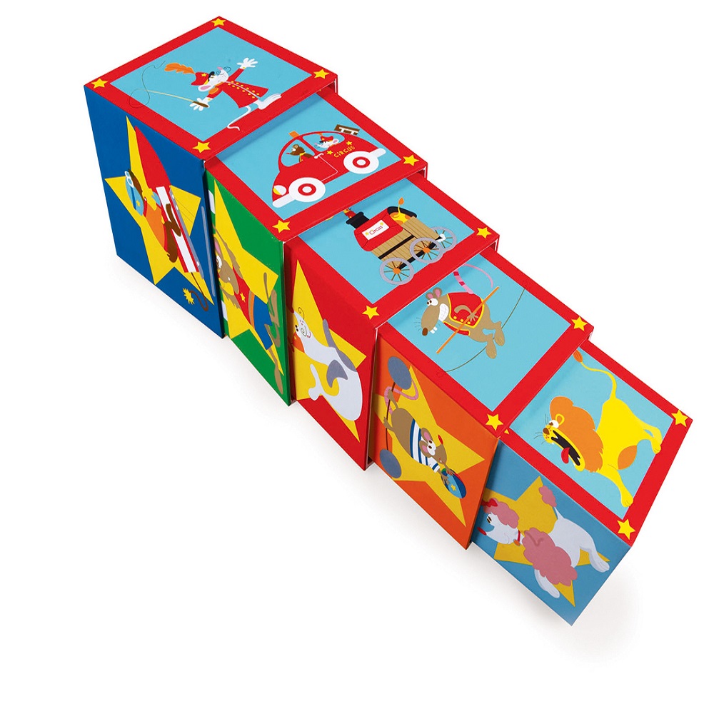 Игрушка Scratch кубики Башня Цирк - фото 6